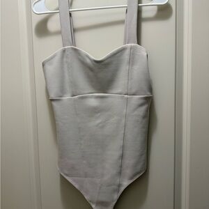 Abercrombie & Fitch Crepe Sweetheart Bodysuit – Size M